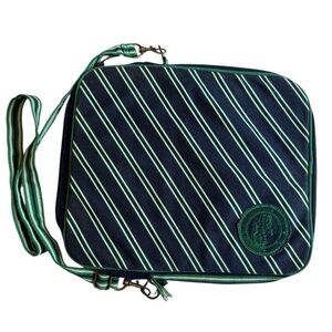 American Eagle Outfitters Green Striped laptop case